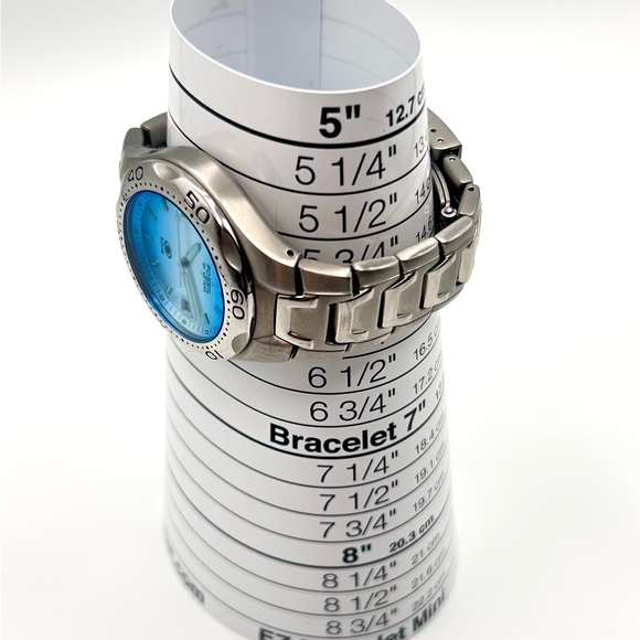 Fossil unixes Silver Watch with Vibrant Blue Dial - Picture 4 of 5